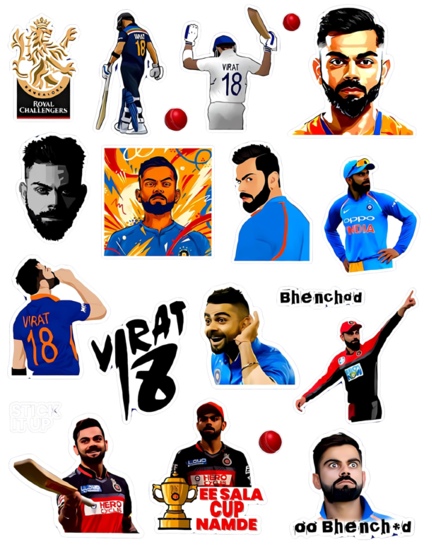 virat Kholi Sticker Nepal